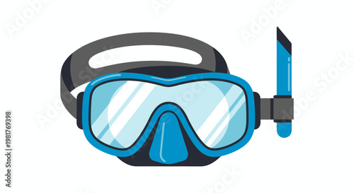 Snorkel Mask and Tube for Underwater Exploration