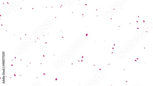 vibrant party confetti overlay animation, 4k loopable on alpha channel. colorful multicolor confetti falling animation