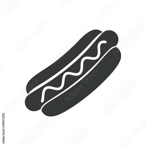 Delicious Classic Hot Dog in a Soft Bun with Fresh Toppings