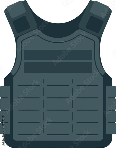 Flat design illustration of a login screen interface with password fields and a red warning alert triangle for security and account access concepts.