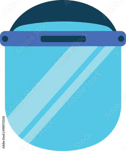 Flat design illustration of a login screen interface with password fields and a red warning alert triangle for security and account access concepts.