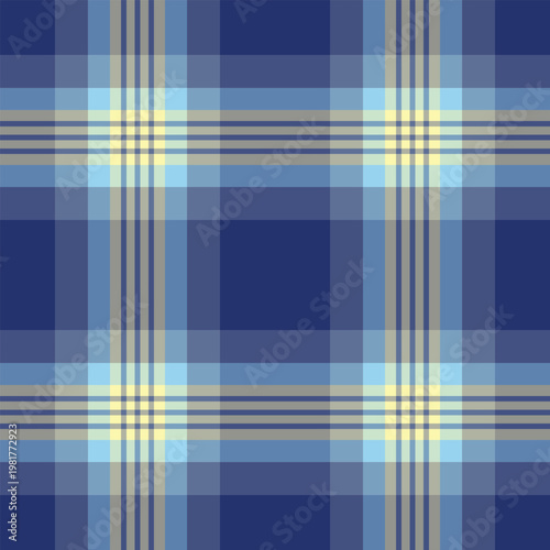 Doodle tartan seamless vector, many background check texture. Dog tooth fabric pattern plaid textile in blue and pastel colors.