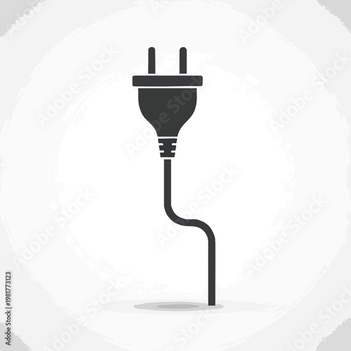 Simple Electronic Power Plug with Cord