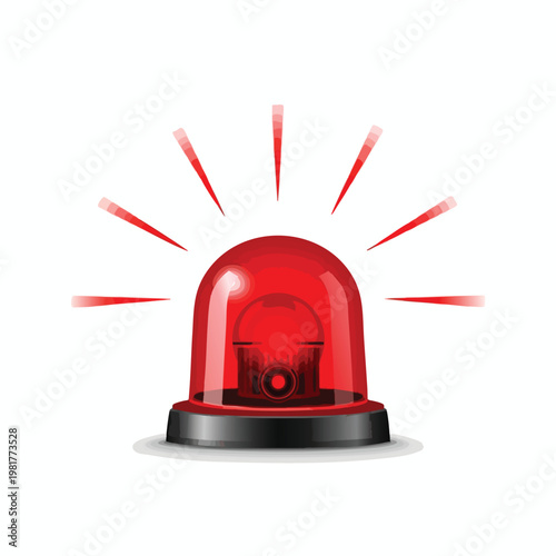 Emergency Warning Light Alert in a Safety Environment