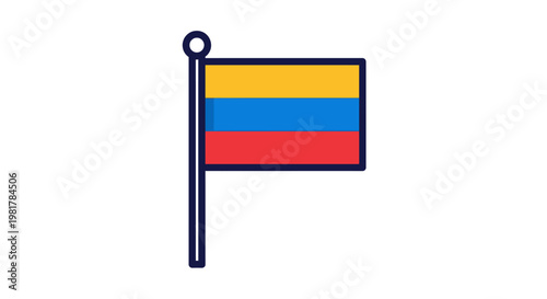 Free Download Truman celebrates Colombian Day with flag - GFXLoad