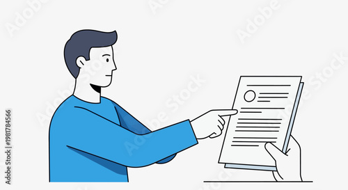 Truman explains document on a significant Day with a man and a hand