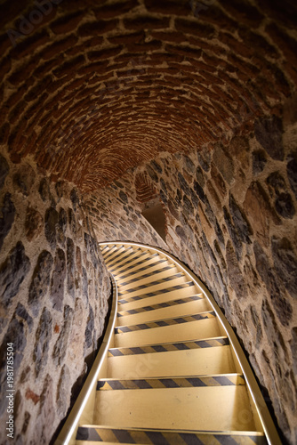 Staircase in the wall. Istanbul, Turkey