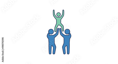 people helping each other succeed together.