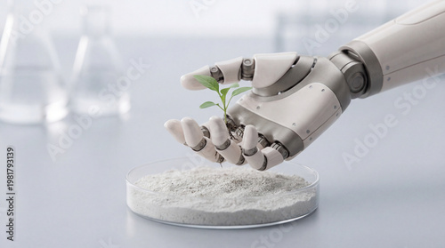 Robot hand nurtures life in lab