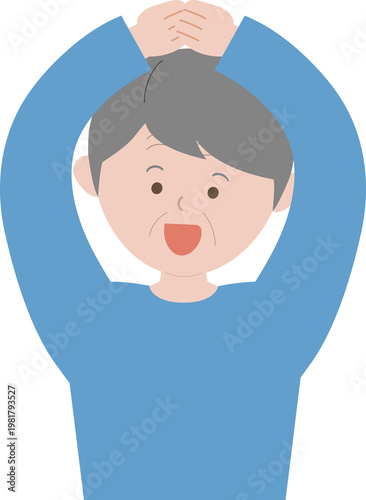 노인 할아버지 일러스트