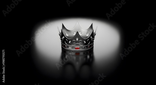 Royal imperial theme, decorative crown element collection, metallic realistic style, ornate metal, diamonds, red rubies, and elegance