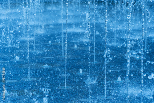 moving line water of the fountain 