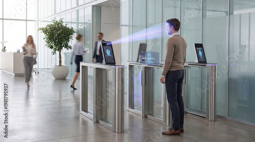 Smart gates improve office entry security