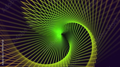 Abstract animated background with psychedelic shapes