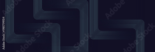 Abstract Particle Technology Background Design. Abstract wave moving point flow particles, high tech background design for brochure, flyer, magazine, business card, banner. Vector