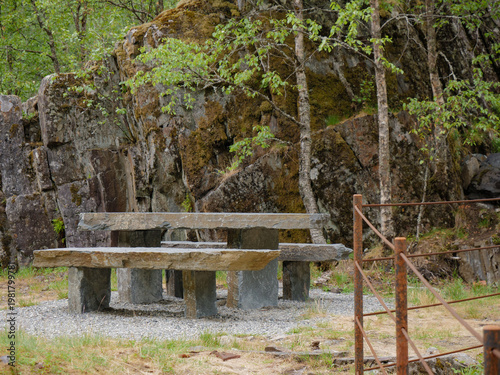 Picnic area on nature, Norway