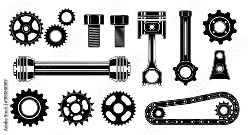 Industrial Mechanical Parts and Automotive Engine Components