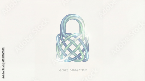 Design symbolizing secure connection