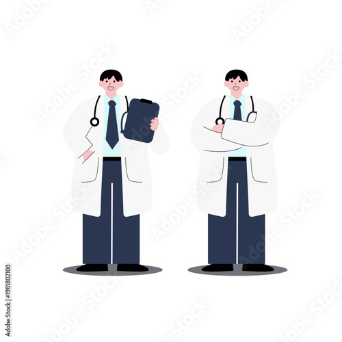 illustration doctors set
1