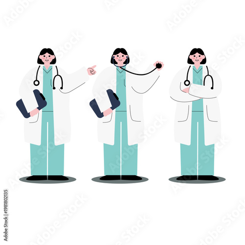 illustration physician set-2