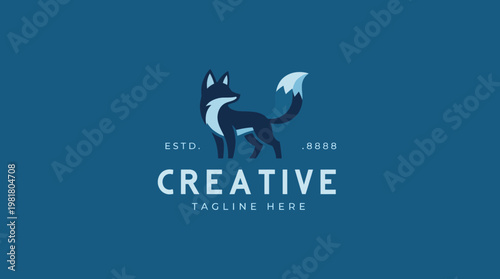 This logo features a stylized fox, representing creativity and cunning, ideal for branding a creative agency focused on innovative solutions and original ideas for clients.