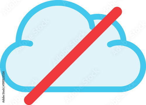 No internet icon design.
