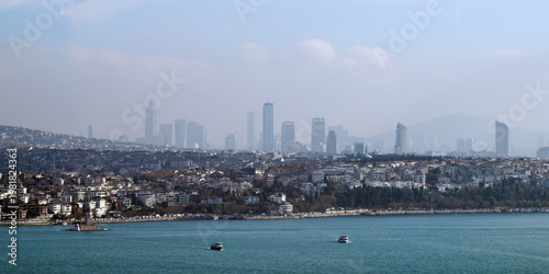 Panoramic Cityscape of Istanbul Turkey