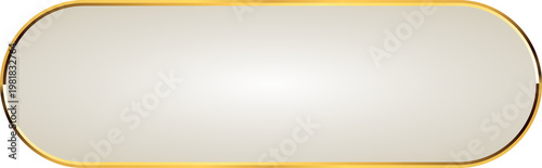 White and Gold Luxury Frame Text Box Illustration