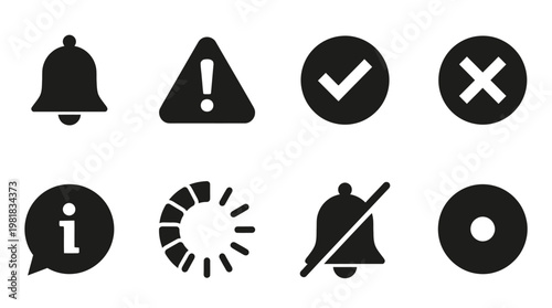 vector, ui, icon, interface, design, app, web, check, mark, success, cancel, error, x, warning, alert, exclamation, information, info, loading, progress, spinner, dots, clock, time, schedule, prohibit