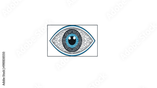 eye target vector illustration