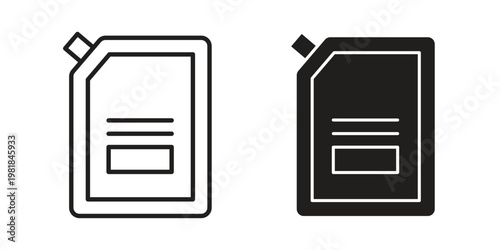 Doy and symbol. Vector icon editable setpouch icon and symbol. Vector icon editable set