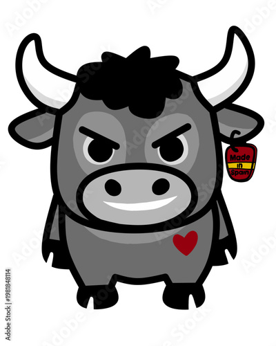 Toro bravo símbolo España.