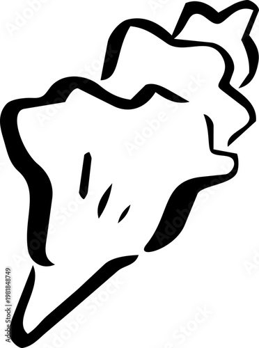 Seashells - Hand Drawn Whimsical Coastal Wedding Table Illustration