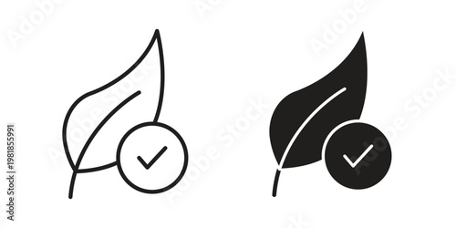 Hypoallergenic tested icon and symbol. Vector icon editable set