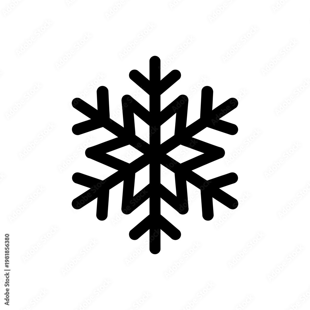 Fototapeta premium Snowflake icon