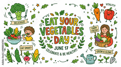 Eat Your Vegetables Day Celebration - Healthy Lifestyle