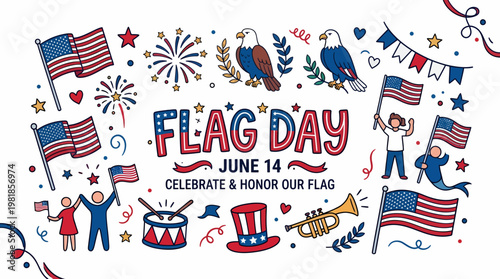 Flag Day Illustration: Celebrate & Honor Our Flag