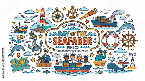 International Day of the Seafarer Illustration