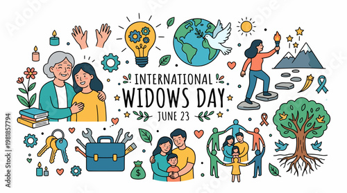 International Widows Day June 23 - Family Support