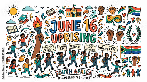 June 16 Uprising South Africa Youth Day Freedom Fight
