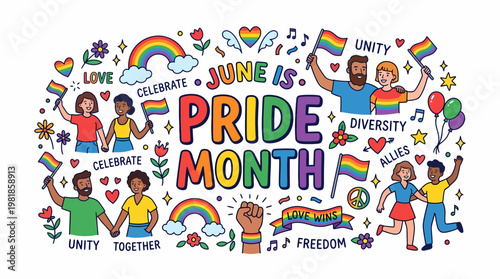 Pride Month Celebration: Diversity, Unity, Love Wins