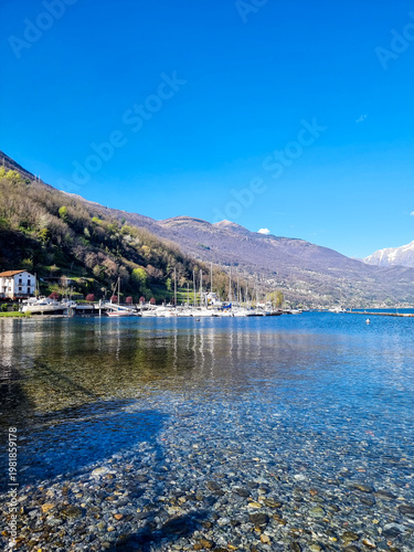 lake and mountains