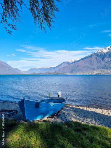 boat on the lake