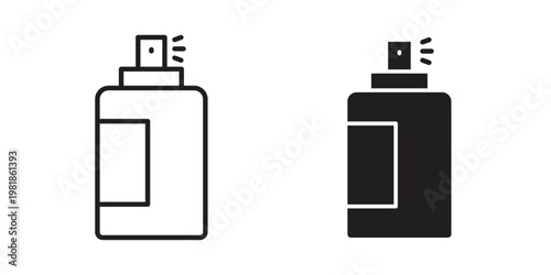 Perfume icon and symbol. Vector icon editable set