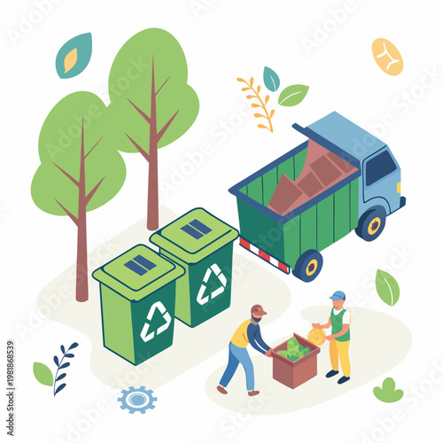 A clean, eco-friendly recycling business background featuring green arrows, waste sorting icons, and circular patterns. Symbolizes sustainability, innovation, and responsible resource management.
