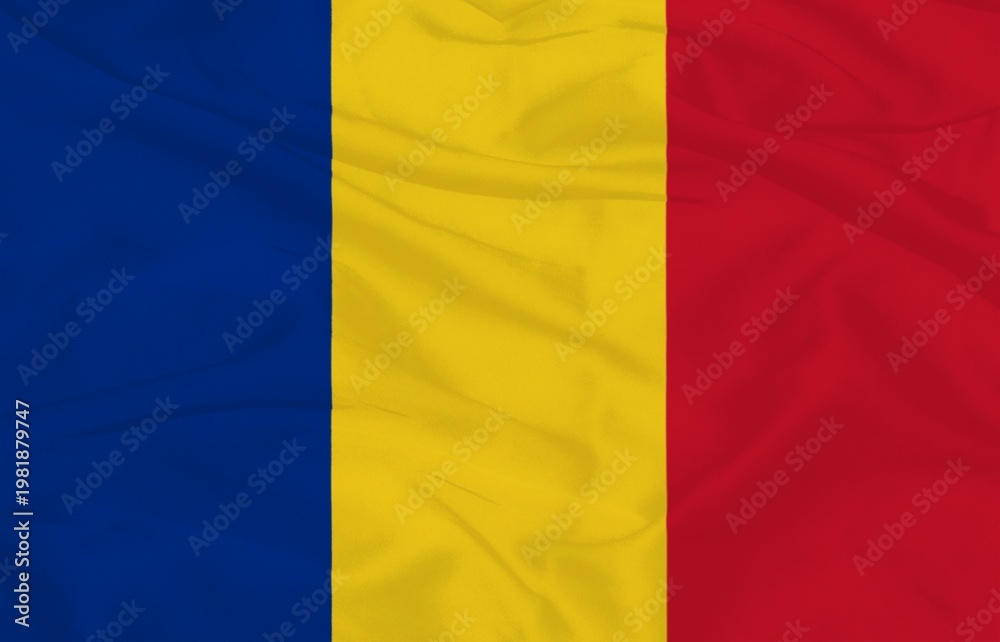 Fototapeta premium Romania texture Flag
