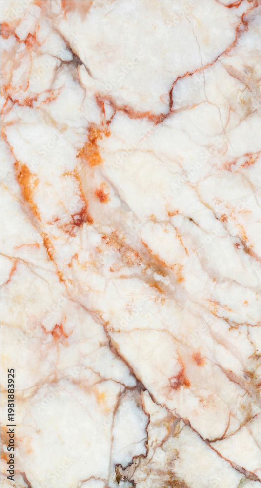 Naklejka premium Cream Marble slab Closeup, Interior Marble Closeup, Luxury cream texture Slab, Natural Surface Light cream Marble Texture Wallpaper, Soft Surface Natural ivory Marble. 
