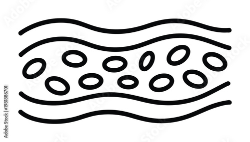 Abstract Radial Pattern Vector Illustration