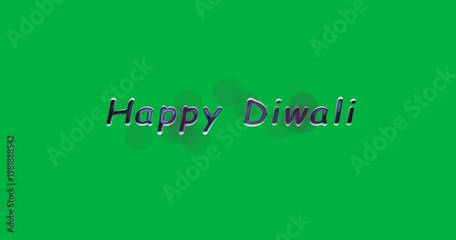Animation of happy diwali text over shooting star on black background