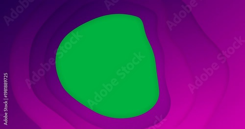 Animation of purple gradient lines waving in seamless loop on white background